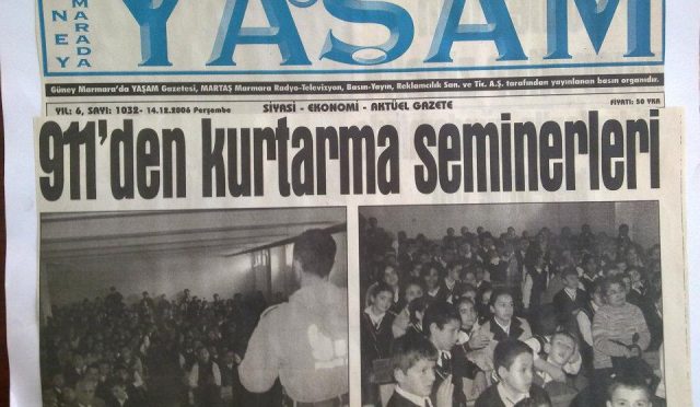 BANDIRMA ANADOLU MESLEK LİSESİNDE DEPREM  VE YANGIN TATBİKATI