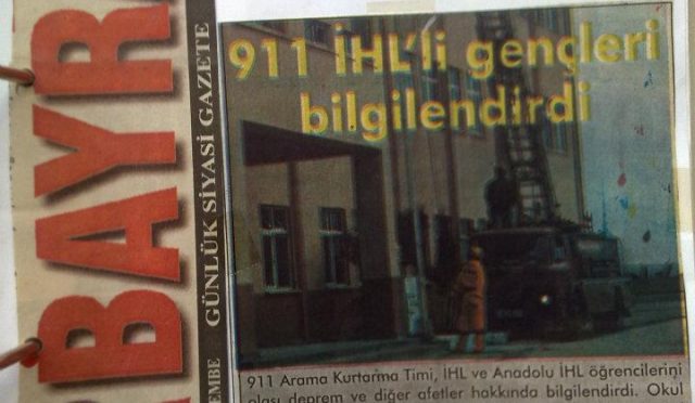 BANDIRMA İMAM HATİP LİSESİNDE TATBİKAT GERÇEKLEŞTİRİLDİ.