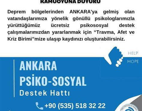 Afet Sonrası Gönüllü Destek Programları: Kriz Anında Etkili Yardım Sunma Teknikleri