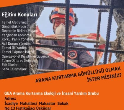 Arama Kurtarma Gönüllüleri İçin Temel İletişim ve Kriz Yönetimi Teknikleri