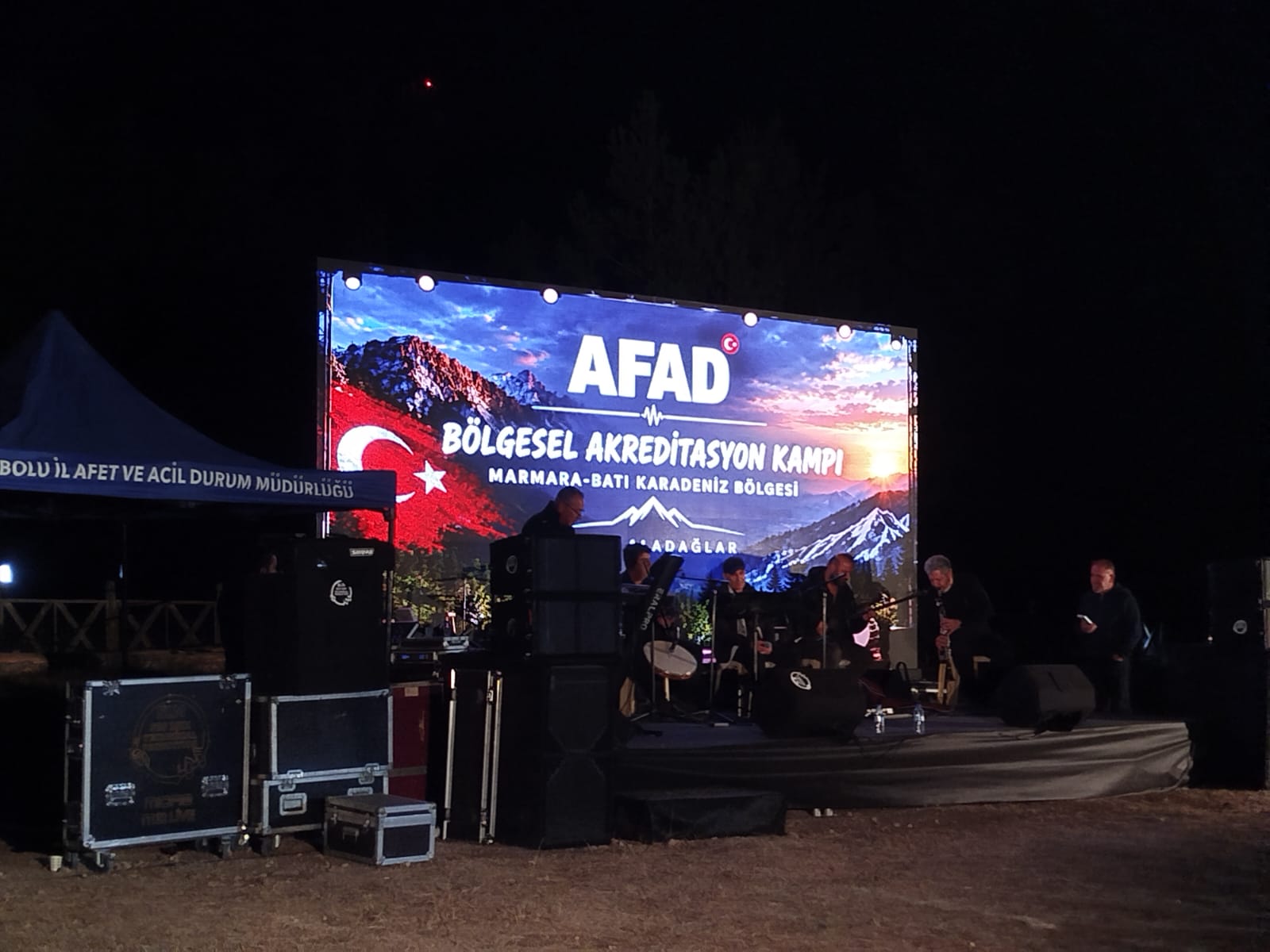 BOLU ALAĞADAĞLARDA  DÜZENLENEN AFAD EĞİTİM KAMPINA KATILIM SAĞLANDI..